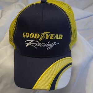 Goodyear Racing Officially Liscensed Cap in Navy and Yellow